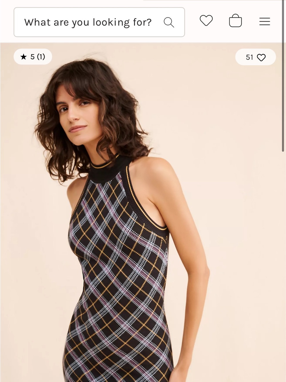 SAYLOR Naya Sleeveless Midi Dress Large